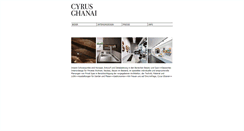 Desktop Screenshot of cyrus-ghanai.de